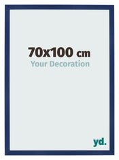 Photo Frame 70x100cm Dark Blue Swept MDF Bologna Front Size | Yourdecoration.co.uk