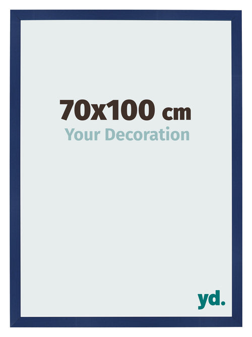 Photo Frame 70x100cm Dark Blue Swept MDF Bologna Front Size | Yourdecoration.co.uk