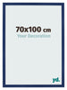 Photo Frame 70x100cm Dark Blue Swept MDF Bologna Front Size | Yourdecoration.co.uk