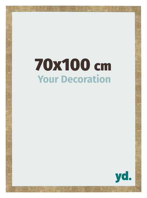 Photo Frame 70x100cm Gold Antique MDF Bologna Front Size | Yourdecoration.co.uk