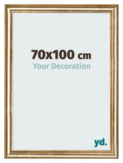 Photo Frame 70x100cm Gold Antique MDF Lazio Front Size | Yourdecoration.co.uk
