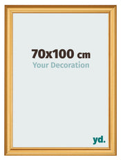 Photo Frame 70x100cm Gold Matte MDF Lazio Front Size | Yourdecoration.co.uk