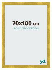 Photo Frame 70x100cm Gold Vintage MDF Pisa Front Size | Yourdecoration.co.uk