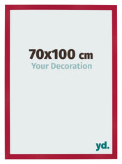 Photo Frame 70x100cm Red MDF Bologna Front Size | Yourdecoration.co.uk