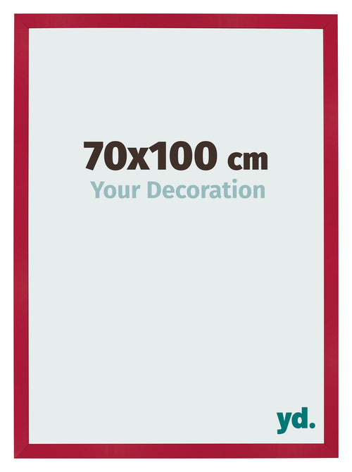 Photo Frame 70x100cm Red MDF Bologna Front Size | Yourdecoration.co.uk