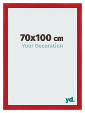 Photo Frame 70x100cm Red MDF Pisa Front Size | Yourdecoration.co.uk