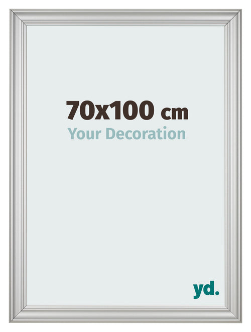 Photo Frame 70x100cm Silver Matte MDF Lazio Front Size | Yourdecoration.co.uk