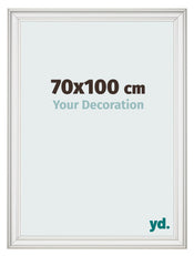 Photo Frame 70x100cm White Swept MDF Lazio Front Size | Yourdecoration.co.uk