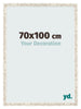 Photo Frame 70x100cm White Vintage MDF Bologna Front Size | Yourdecoration.co.uk