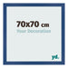 Photo Frame 70x70 cm Dark Blue MDF Bologna Front Size | Yourdecoration.co.uk