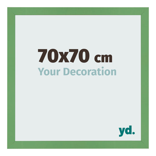 Photo Frame 70x70 cm Green MDF Bologna Front Size | Yourdecoration.co.uk