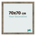 Photo Frame 70x70 cm Metal Vintage MDF Bologna Front Size | Yourdecoration.co.uk