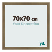 Photo Frame 70x70cm Bronze Design MDF Bologna Front Size | Yourdecoration.co.uk
