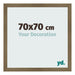 Photo Frame 70x70cm Bronze Design MDF Bologna Front Size | Yourdecoration.co.uk