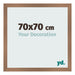Photo Frame 70x70cm Copper Design MDF Bologna Front Size | Yourdecoration.co.uk