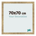 Photo Frame 70x70cm Gold Antique MDF Bologna Front Size | Yourdecoration.co.uk