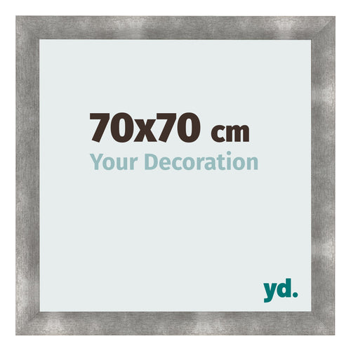 Photo Frame 70x70cm Metal Vintage MDF Pisa Front Size | Yourdecoration.co.uk