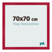 Photo Frame 70x70cm Red MDF Bologna Front Size | Yourdecoration.co.uk
