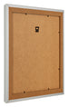 Photo Frame 70x70cm Silver Matte MDF Lazio Back Oblique | Yourdecoration.co.uk