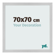 Photo Frame 70x70cm Stainless Steel MDF Bologna Front Size | Yourdecoration.co.uk