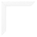 Photo Frame 70x70cm White Vintage MDF Pisa Detail Corner | Yourdecoration.co.uk