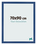 Photo Frame 70x90 cm Dark Blue MDF Bologna Front Size | Yourdecoration.co.uk