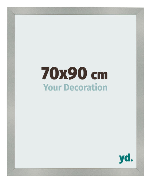 Photo Frame 70x90cm Aluminum Brushed MDF Bologna Front Size | Yourdecoration.co.uk
