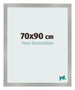 Photo Frame 70x90cm Aluminum Brushed MDF Bologna Front Size | Yourdecoration.co.uk