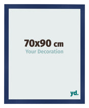 Photo Frame 70x90cm Dark Blue Swept MDF Bologna Front Size | Yourdecoration.co.uk