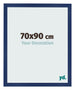Photo Frame 70x90cm Dark Blue Swept MDF Bologna Front Size | Yourdecoration.co.uk