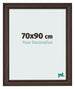 Photo Frame 70x90cm Oak Dark MDF Lazio Front Size | Yourdecoration.co.uk