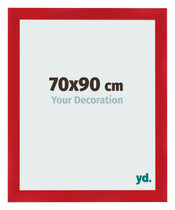 Photo Frame 70x90cm Red MDF Pisa Front Size | Yourdecoration.co.uk
