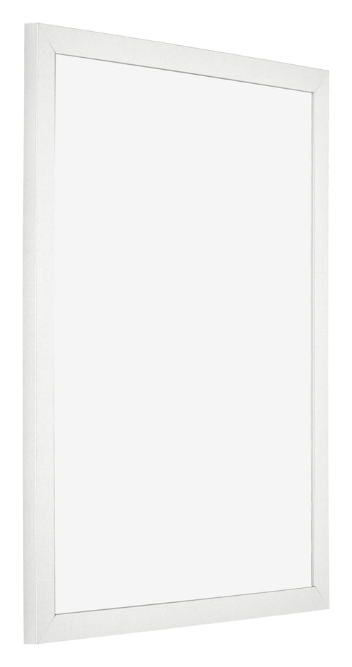 Photo Frame 70x90cm White High Gloss MDF Bologna Front Oblique | Yourdecoration.co.uk