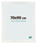 Photo Frame 70x90cm White Vintage MDF Pisa Front Size | Yourdecoration.co.uk