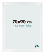 Photo Frame 70x90cm White Vintage MDF Pisa Front Size | Yourdecoration.co.uk