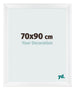 Photo Frame 70x90cm White Vintage MDF Pisa Front Size | Yourdecoration.co.uk