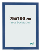 Photo Frame 75x100 cm Dark Blue MDF Bologna Front Size | Yourdecoration.co.uk
