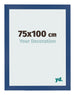 Photo Frame 75x100 cm Dark Blue MDF Bologna Front Size | Yourdecoration.co.uk