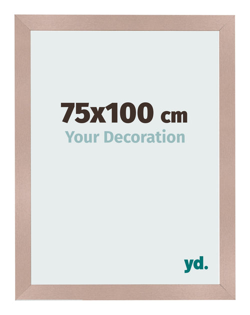 Photo Frame 75x100 cm Dusty Pink MDF Bologna Front Size | Yourdecoration.co.uk