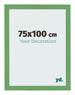 Photo Frame 75x100 cm Green MDF Bologna Front Size | Yourdecoration.co.uk
