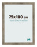 Photo Frame 75x100 cm Metal Vintage MDF Bologna Front Size | Yourdecoration.co.uk