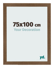 Photo Frame 75x100 cm Oak Rustic MDF Bologna Front Size | Yourdecoration.co.uk