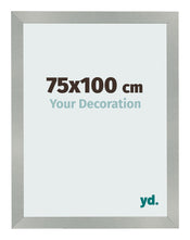 Photo Frame 75x100cm Aluminum Brushed MDF Bologna Front Size | Yourdecoration.co.uk