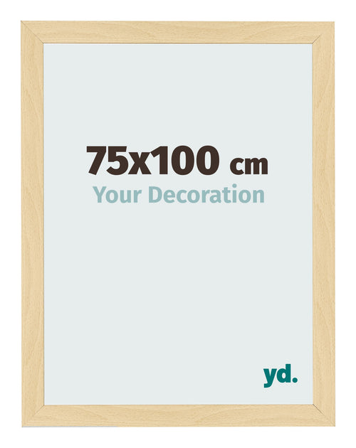 Photo Frame 75x100cm Beech Design MDF Bologna Front Size | Yourdecoration.co.uk