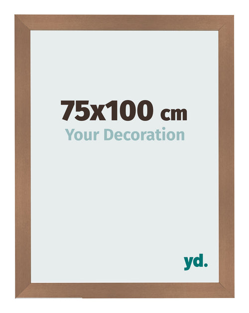 Photo Frame 75x100cm Copper Design MDF Bologna Front Size | Yourdecoration.co.uk