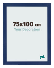 Photo Frame 75x100cm Dark Blue Swept MDF Bologna Front Size | Yourdecoration.co.uk