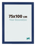 Photo Frame 75x100cm Dark Blue Swept MDF Bologna Front Size | Yourdecoration.co.uk