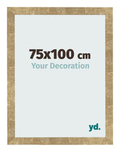 Photo Frame 75x100cm Gold Antique MDF Bologna Front Size | Yourdecoration.co.uk