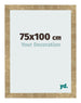 Photo Frame 75x100cm Gold Antique MDF Bologna Front Size | Yourdecoration.co.uk