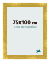 Photo Frame 75x100cm Gold Vintage MDF Pisa Front Size | Yourdecoration.co.uk